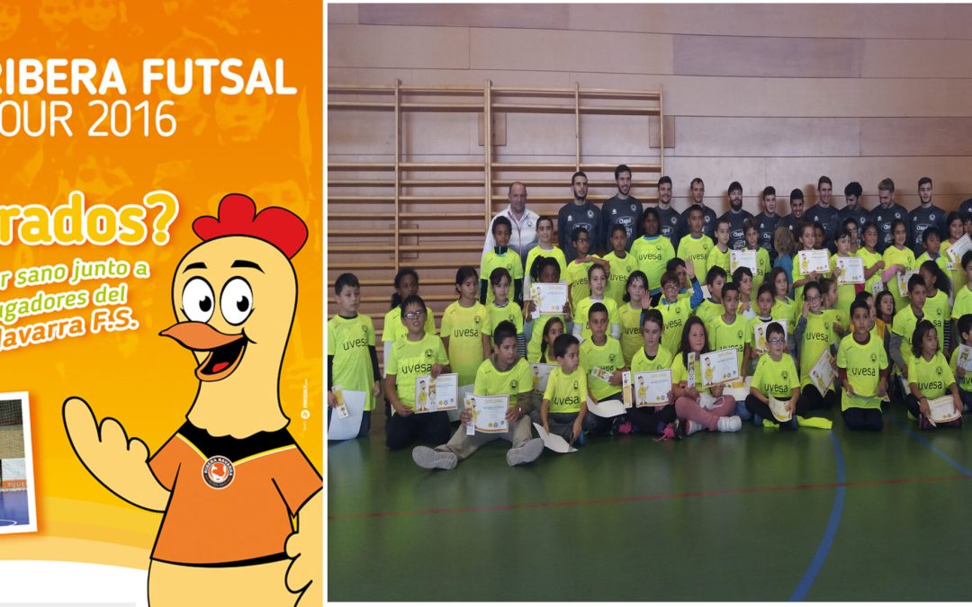 UVESA SPONSORS THE FUTSAL RIBERA TOUR THAT WILL VISIT 22 SCHOOLS OF LA RIBERA DE NAVARRA