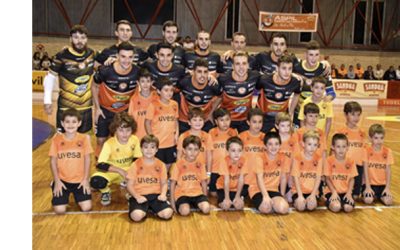 UVESA PATROCINA LA ESCUELA DE FÚTBOL SALA INFANTIL del Club Ribera Navarra en Tudela (Navarra)