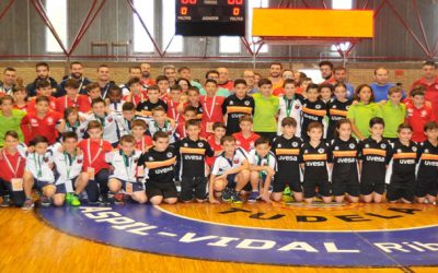 Uvesa Group has sponsored the Alevín team that has played the previous phase of the championship of Spain futsal room