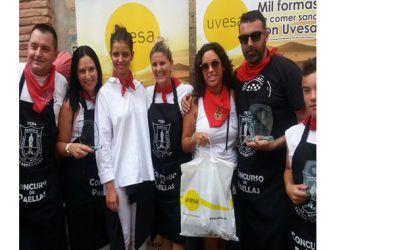 Grupo UVESA apoya el IX CONCURSO DE  PAELLAS DE LA PEÑA CALAGURRITANA en Calahorra (La Rioja)