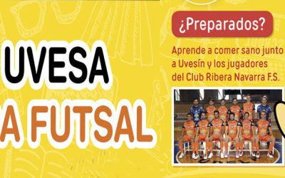LE « II TOUR UVESA RIBERA » a commencé DANS LES ÉCOLES ET LES ÉCOLES DE FOOTBALL-SALA de Navarra