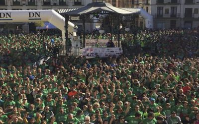 UVESA APPUIE LA II MARCHE LA RIBERA CONTRE LE CANCER À TUDELA.