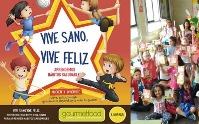 GOURMETFOOD y Uvesa en la parte final del primer proyecto ‘VIVE SANO, VIVE FELIZ’ que llega a 50 centros de Navarra