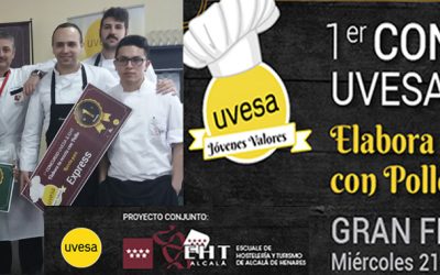 12 GAGNANTS AU 1ER CONCOURS « CRÉER VOTRE RECETTE DE POULET » À L’ECOLE HÔTELIÈRE DE ALCALÁ