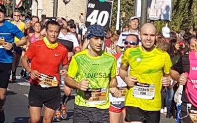 The Uvesa team participates in the Valencia marathon