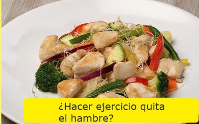 ¿Hacer ejercicio quita el hambre?