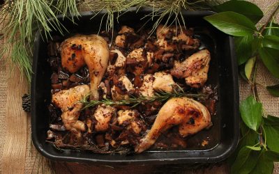 Pollo con aroma de campo