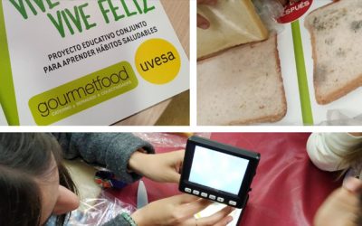 Succès de l’atelier sur les habitudes saines « Le monde minuscule » organisé dans les écoles de Navarre et organisé par Uvesa et Gourmeftood