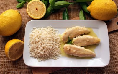 Solomillos de pollo al limón