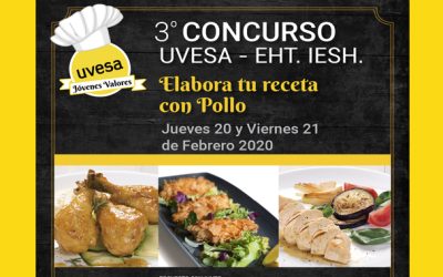 Group Uvesa supports the talent of young chefs with the 3rd contest “Make your recipe for chicken”