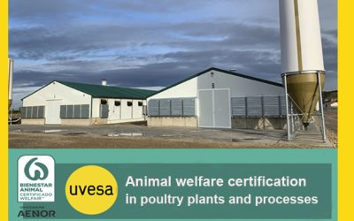 Uvesa Group certifies its poultry farms with the seal of ‘Welfare Animal Welfare’