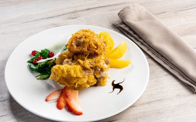 Receta: Pollo con canónigos y cítricos