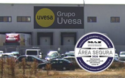 Grupo Uvesa en Cuéllar, acreditada como entorno seguro por la aplicación de medidas contra la Covid-19