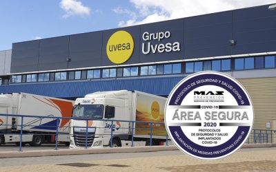 Grupo Uvesa en su planta Tudela, acreditado como entorno seguro por la aplicación de medidas contra la Covid-19