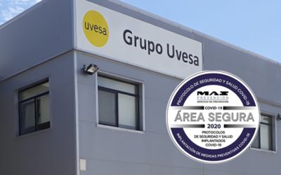 Grupo Uvesa en Casarrubios, acreditado como entorno seguro por la aplicación del medidas contra el Covid-19