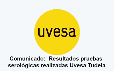 Resultados de las pruebas serológicas realizadas en Uvesa Tudela