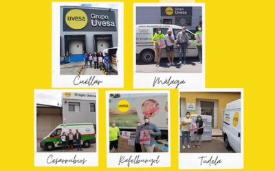 Grupo Uvesa donates 2,500 kilos of chicken thanks to its first virtual solidarity race