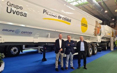 Le groupe Uvesa collabore avec Grupo Capitán pour un transport plus durable des aliments pour animaux