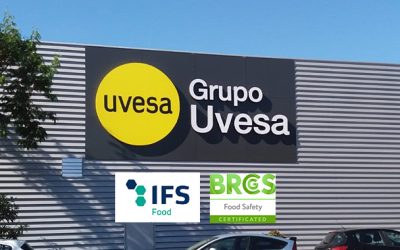 Grupo Uvesa renueva las certificaciones de seguridad alimentaria en sus plantas de procesado