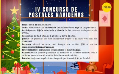 IV CONCURSO NAVIDAD PARA HIJOS, SOBRINOS Y NIETOS DE EMPLEADOS DE GRUPO UVESA