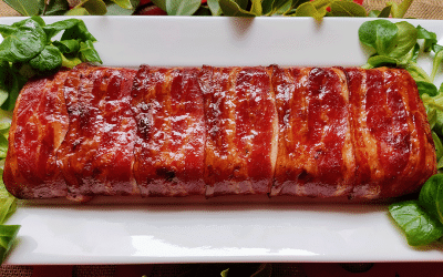 Pastel de pollo y Bacon en airfrier