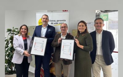 Grupo Uvesa recibe del Grupo SGS el certifidado de etiquetado facultativo que avala la calidad y trazabilidad de su carne de pollo amarillo de crecimiento lento